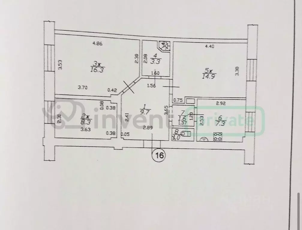 3-к кв. Калининградская область, Балтийск ул. Серебровской, 2 (64.4 м) - Фото 2