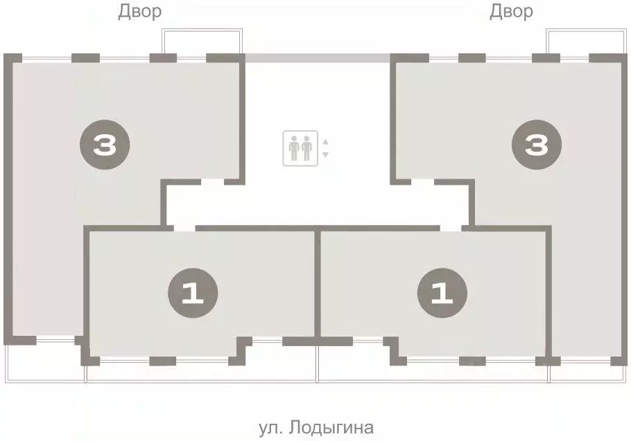 1-к кв. Пермский край, Пермь Крохалева мкр,  (61.54 м) - Фото 2