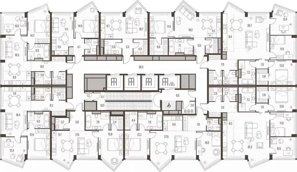 3-комнатная квартира: Москва, Летниковская улица, 11к1 (83.6 м) - Фото 2