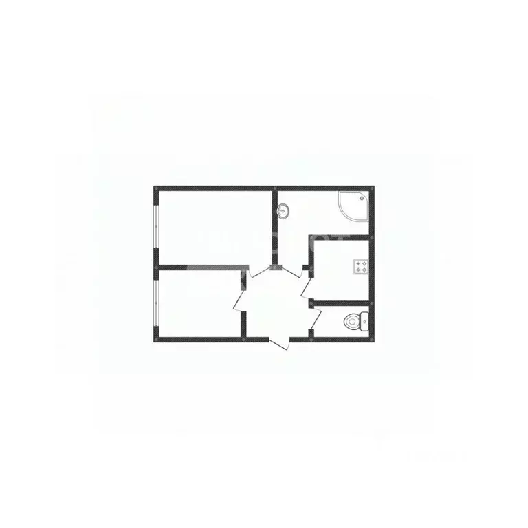 2-к кв. Липецкая область, Липецк ул. 50 лет НЛМК, 17 (43.0 м) - Фото 2