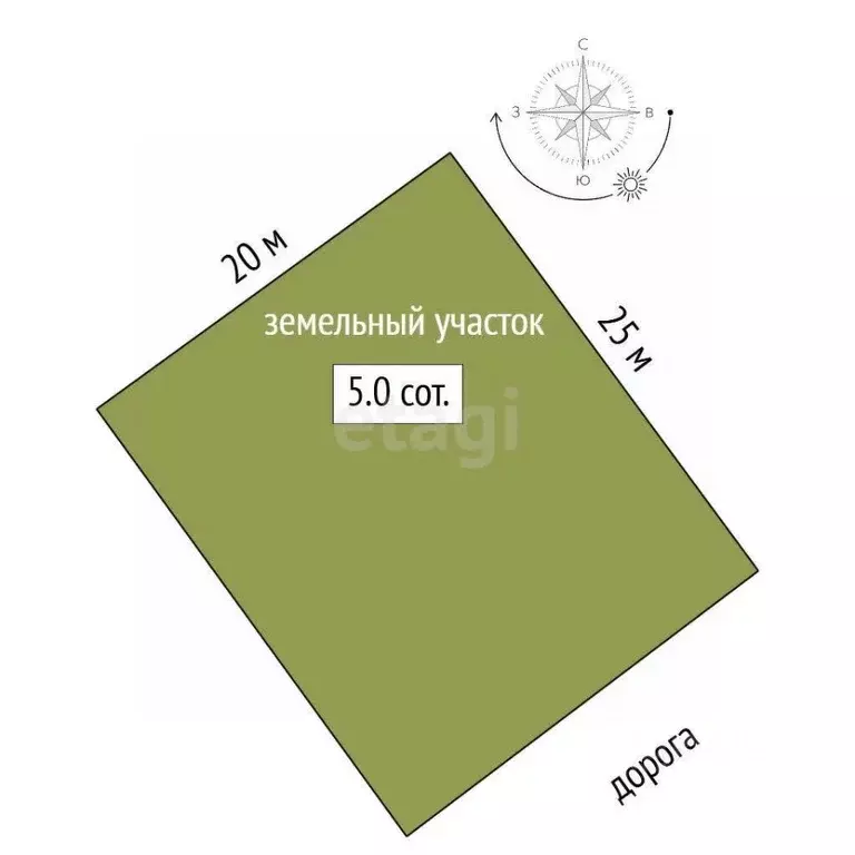 Участок в Ростовская область, Аксайский район, Старочеркасская ст-ца ... - Фото 2