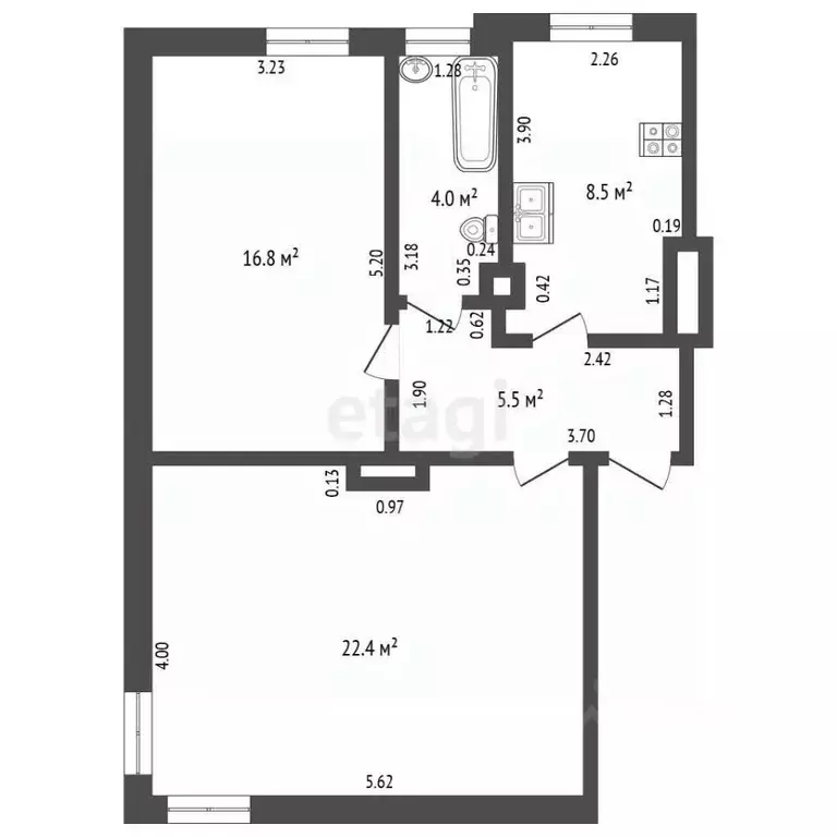 Комната Калининградская область, Калининград Нарвская ул., 97 (22.4 м) - Фото 2