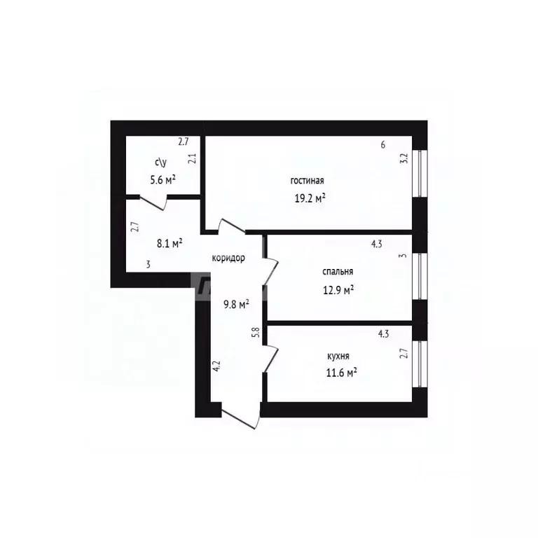 2-к кв. Дагестан, Дербент ул. Сальмана, 85Д (72.0 м) - Фото 2