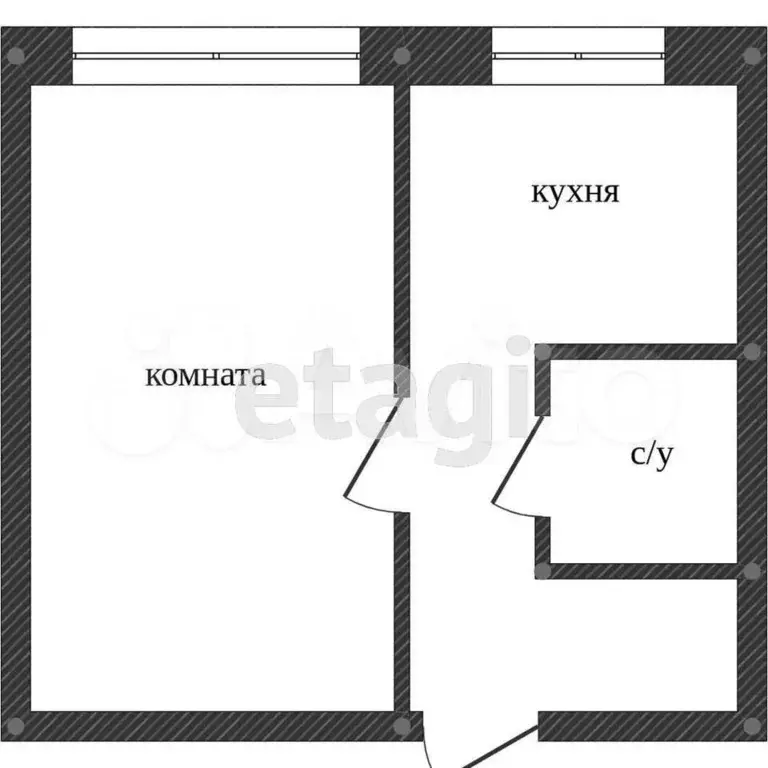 1-к. квартира, 21,8 м, 8/9 эт. - Фото 0