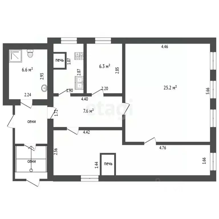 Дом в Владимирская область, Вязники ул. Фурманова, 7 (70 м) - Фото 1