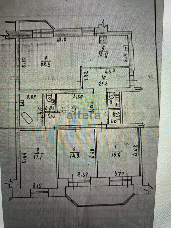 4-к. квартира, 124 м, 2/9 эт. - Фото 0