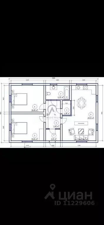 Дом в Краснодарский край, Апшеронск Молодежная ул. (83 м) - Фото 2