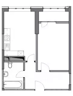 1-к кв. Чеченская республика, Шали Шалинский район, Ахмат жилой ... - Фото 1