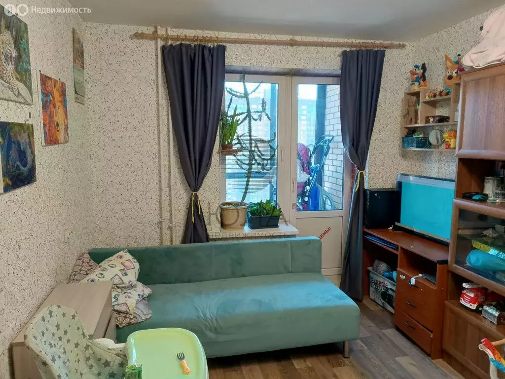 1-комнатная квартира: посёлок Парголово, улица Фёдора Абрамова, 20к1 ... - Фото 2