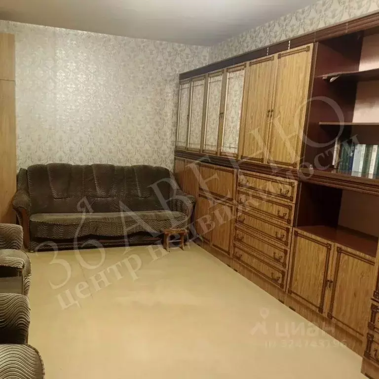 1-к кв. Воронежская область, Воронеж ул. Владимира Невского, 16 (38.0 ... - Фото 1