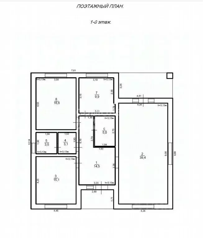 Дом в Липецкая область, Липецкий муниципальный округ, с. Косыревка ул. ... - Фото 2