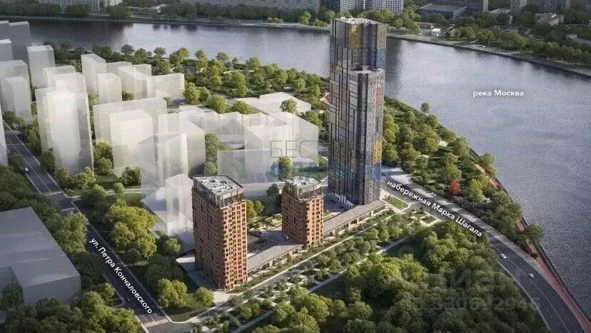 Помещение свободного назначения в Москва Марк жилой комплекс, к3 (115 ... - Фото 1