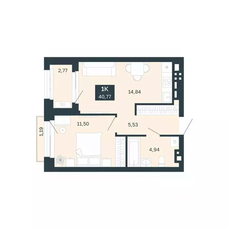 1-к кв. Свердловская область, Екатеринбург Южная Ботаника жилрайон, ... - Фото 1