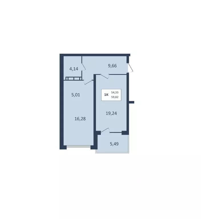 1-к кв. Ставропольский край, Кисловодск  (59.82 м) - Фото 0