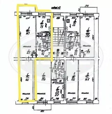 2-к кв. Калининградская область, Светлый Молодежная ул., 2 (44.3 м) - Фото 0