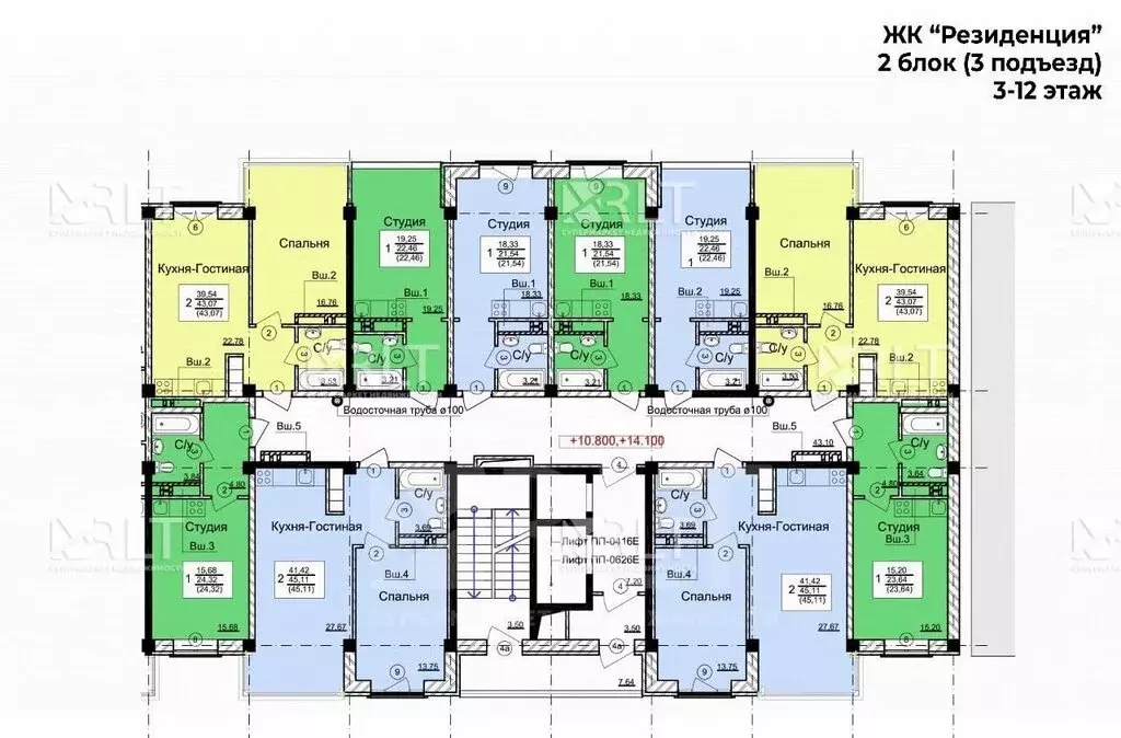 2-комнатная квартира: Каспийск, проспект Акулиничева, 33А (43 м) - Фото 0