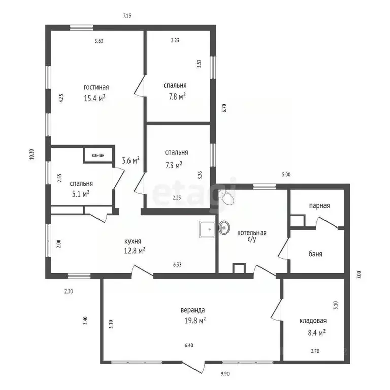 Дом в Красноярский край, Красноярск Суворовский мкр, ул. Суворова, 126 ... - Фото 2