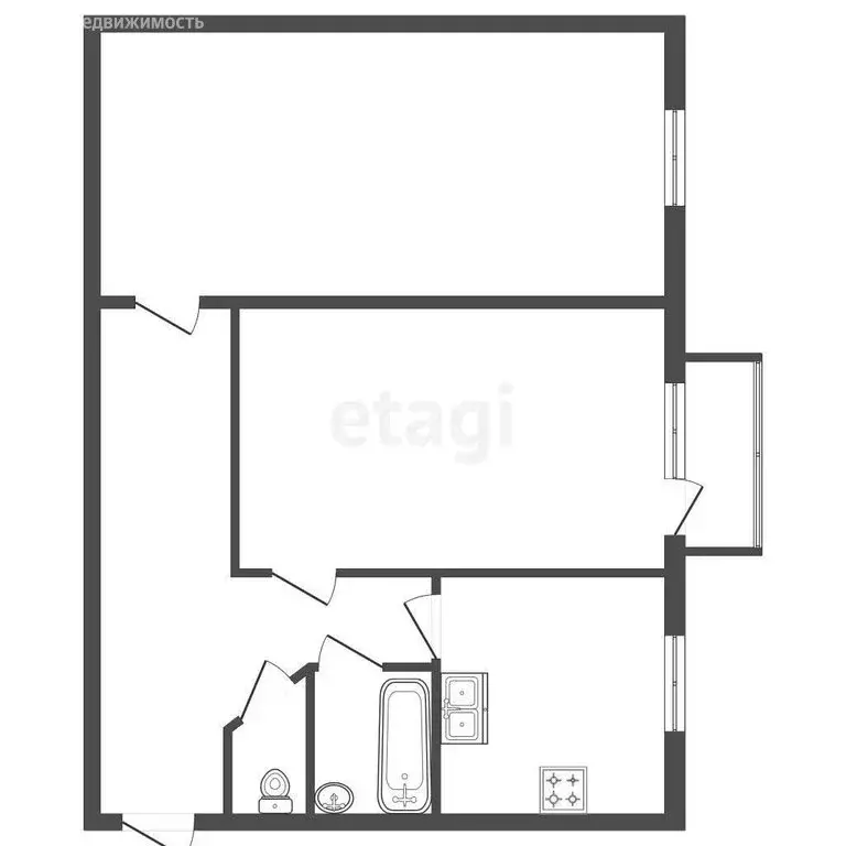 2-комнатная квартира: Санкт-Петербург, территория Горелово, ... - Фото 1