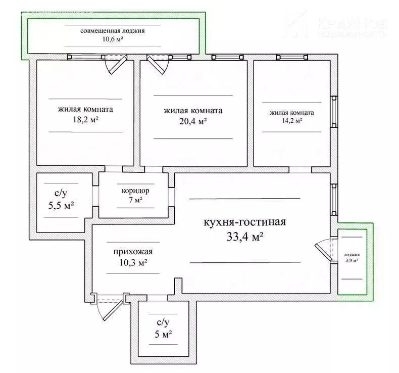 4-комнатная квартира: Воронеж, улица 45-й Стрелковой Дивизии, 257 ... - Фото 1