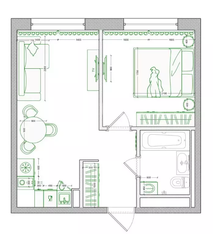 2-комнатная квартира: Химки, микрорайон Клязьма-Старбеево, квартал ... - Фото 1