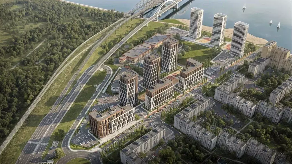 2-к кв. Нижегородская область, Нижний Новгород Мещерское Озеро ... - Фото 1