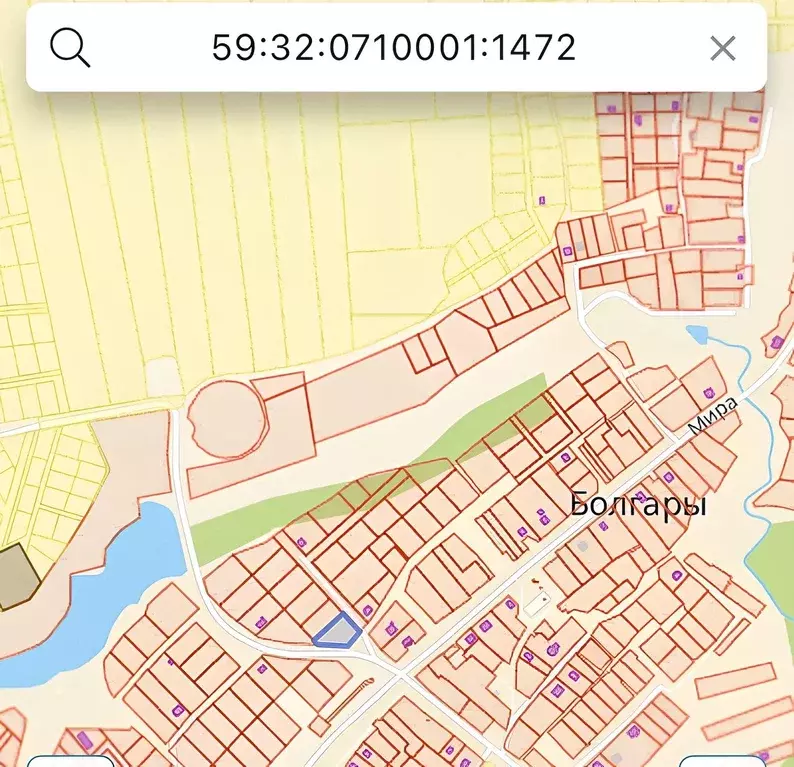 Участок в Пермский край, д. Болгары ул. Мира (13.0 сот.) - Фото 1