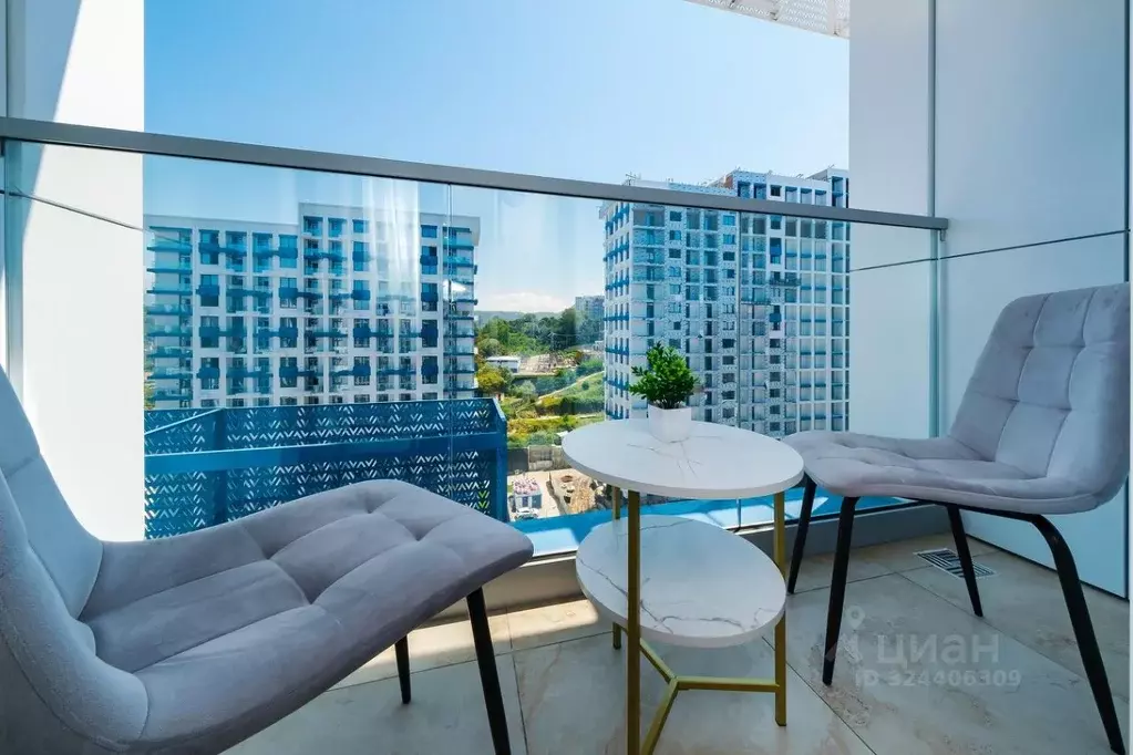 Студия Краснодарский край, Сочи Бытха мкр, ул. Ясногорская, 16/2к7 ... - Фото 2