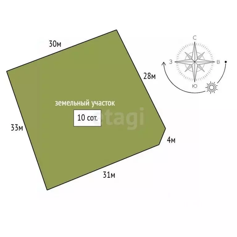 Участок в Ленинградская область, Гатчинский муниципальный округ, Тайцы ... - Фото 2