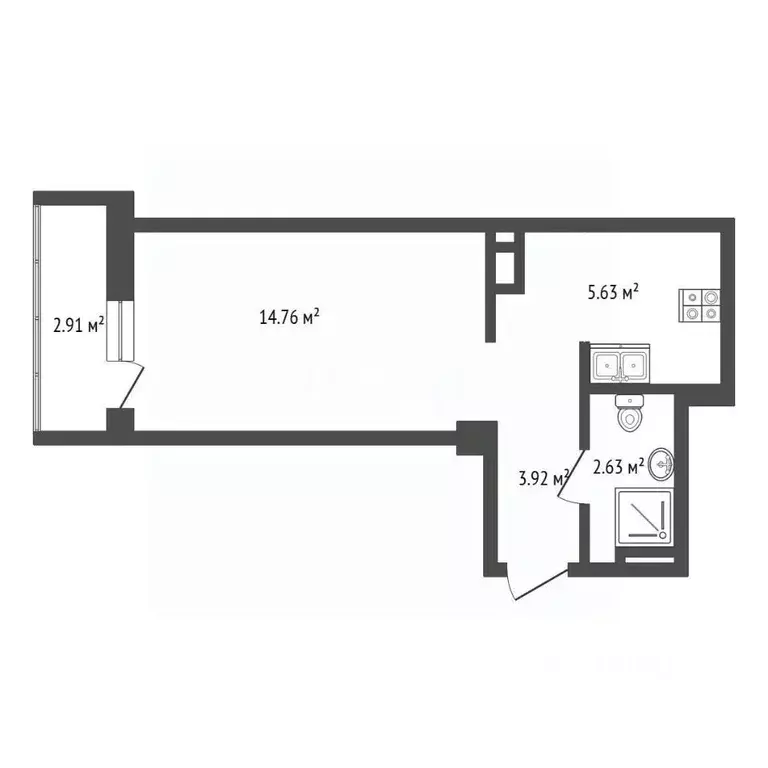 Студия Ростовская область, Ростов-на-Дону ул. Штахановского, 18/1 ... - Фото 2