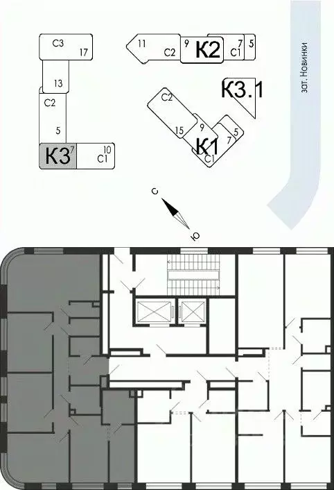 4-к кв. Москва наб. Марка Шагала, 15к1 (114.7 м) - Фото 1