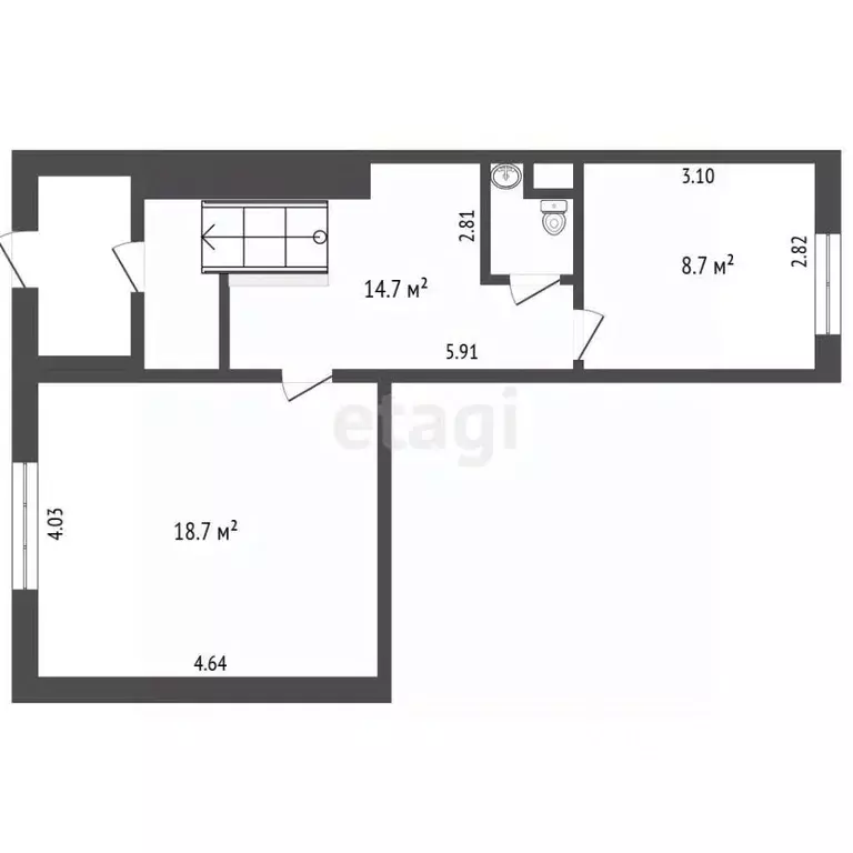 Помещение свободного назначения в Москва Зеленодольская ул., 11 (46 м) - Фото 2