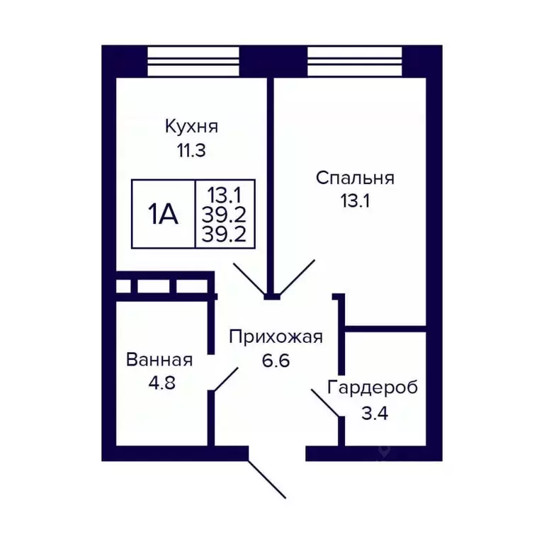 1-к кв. Новосибирская область, Новосибирск ул. Грибоедова (39.2 м) - Фото 0