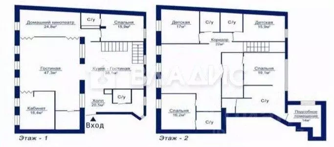 6-к кв. Москва Большой Николопесковский пер., 13 (336.0 м) - Фото 2