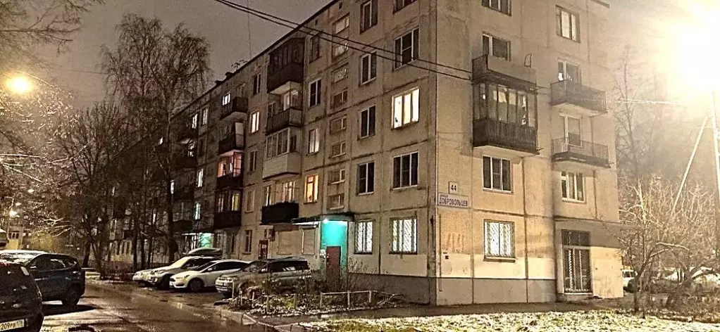 2-к кв. Санкт-Петербург ул. Добровольцев, 44 (42.0 м) - Фото 1
