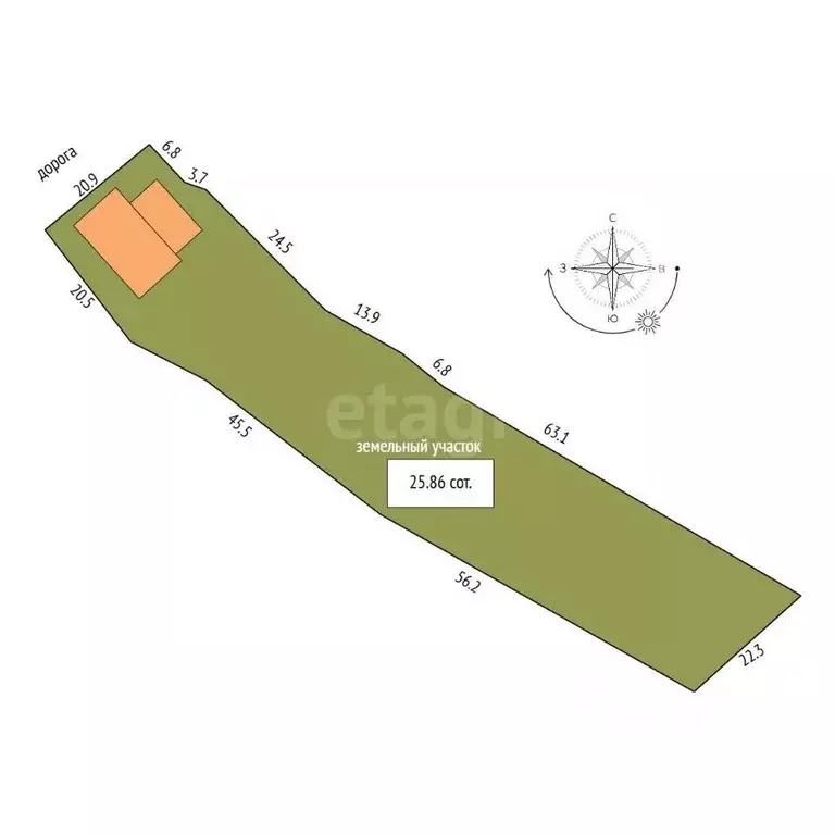 Дом в Мордовия, Ковылкинский район, Кочелаевское с/пос, с. Кочелаево ... - Фото 2