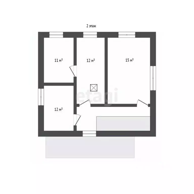 Дом в Вологодская область, д. Чернухино 5 (112 м) - Фото 2