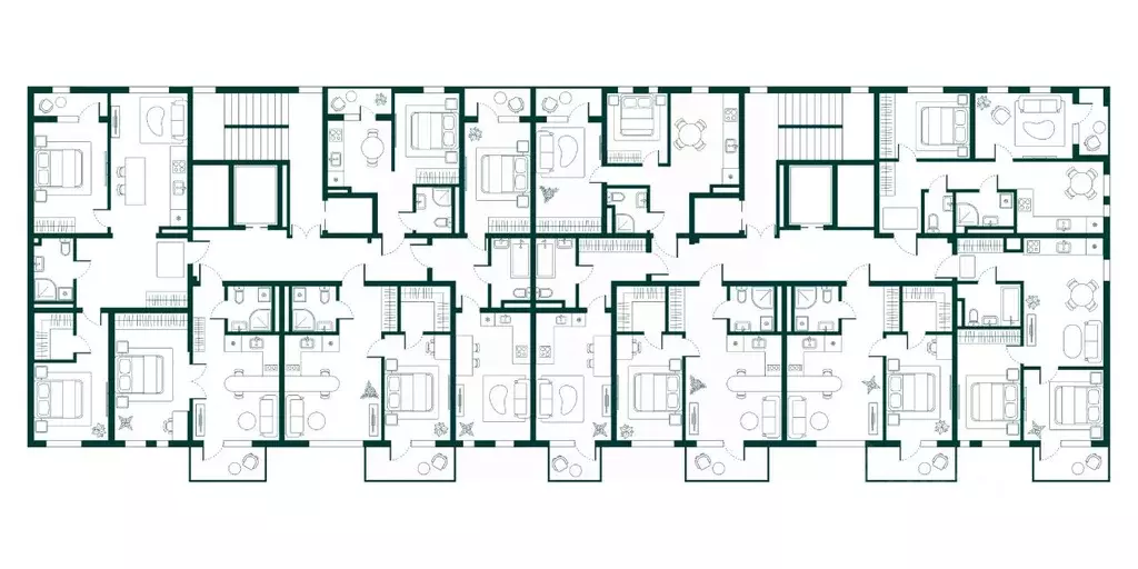 2-к кв. Дагестан, Дербент Новая История жилой комплекс (49.55 м) - Фото 2