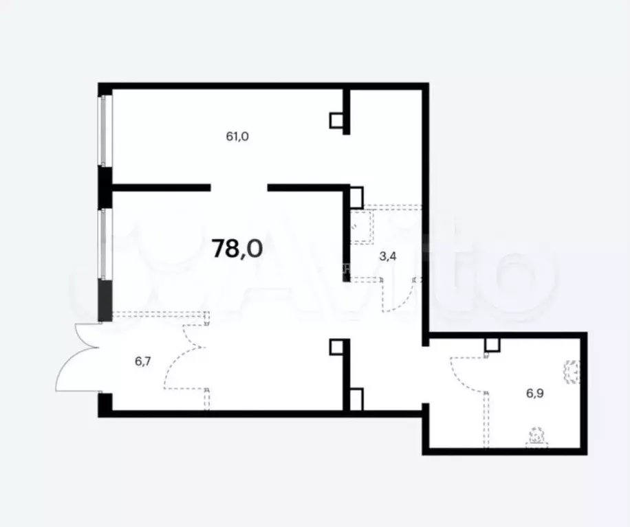 Продам помещение свободного назначения, 78 м - Фото 0