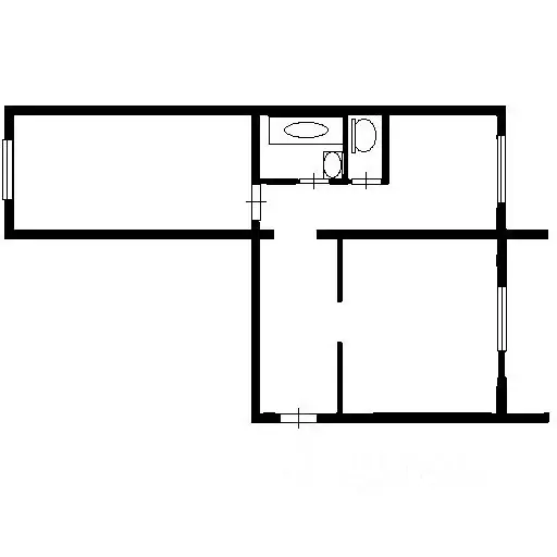 2-к кв. Новосибирская область, Новосибирск ул. В. Высоцкого, 52/1 ... - Фото 2