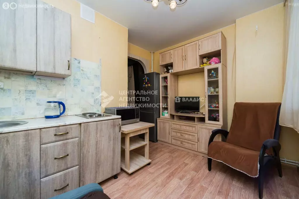 Квартира-студия: село Дядьково, Зелёная улица, 21 (17 м) - Фото 2