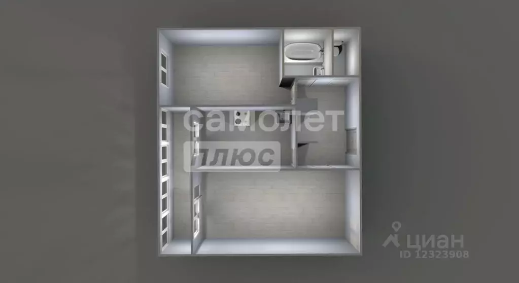 2-к кв. Московская область, Подольск ул. Циолковского, 10/6 (51.9 м) - Фото 2