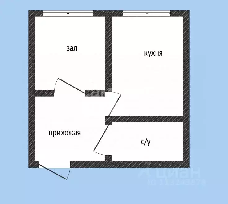 1-к кв. Дагестан, Махачкала ул. Халимбекаульская, 33Бк3 (45.0 м) - Фото 2