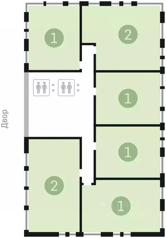 1-к кв. Ханты-Мансийский АО, Сургут Игоря Киртбая ул., 28/1 (50.95 м) - Фото 1
