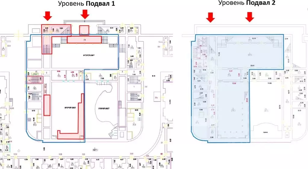 Помещение свободного назначения в Москва Кудринская пл., 1 (838 м) - Фото 2