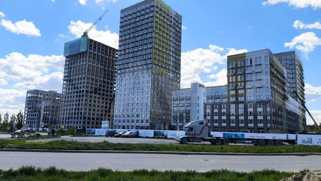 1-к. квартира, 53,8 м, 24/24 эт. - Фото 1