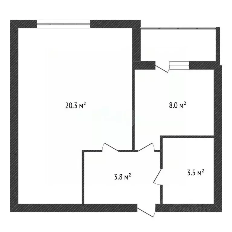 1-к кв. Калужская область, Боровск ул. Петра Шувалова, 24с1 (36.8 м) - Фото 2