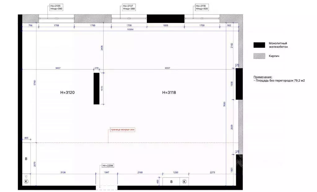 3-к кв. Москва Мичуринский просп., вл30Б (76.3 м) - Фото 2
