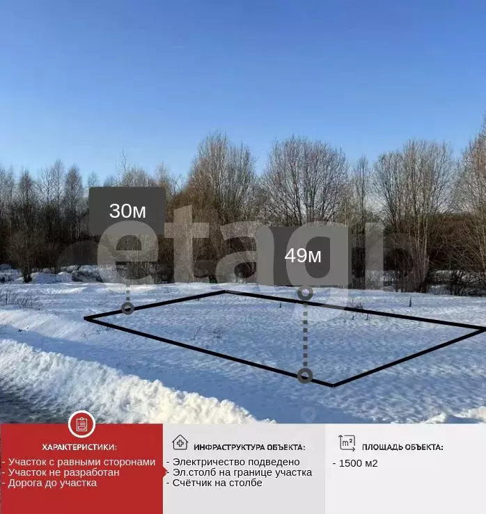 Участок в Вологодская область, Череповецкий район, Югское ... - Фото 1