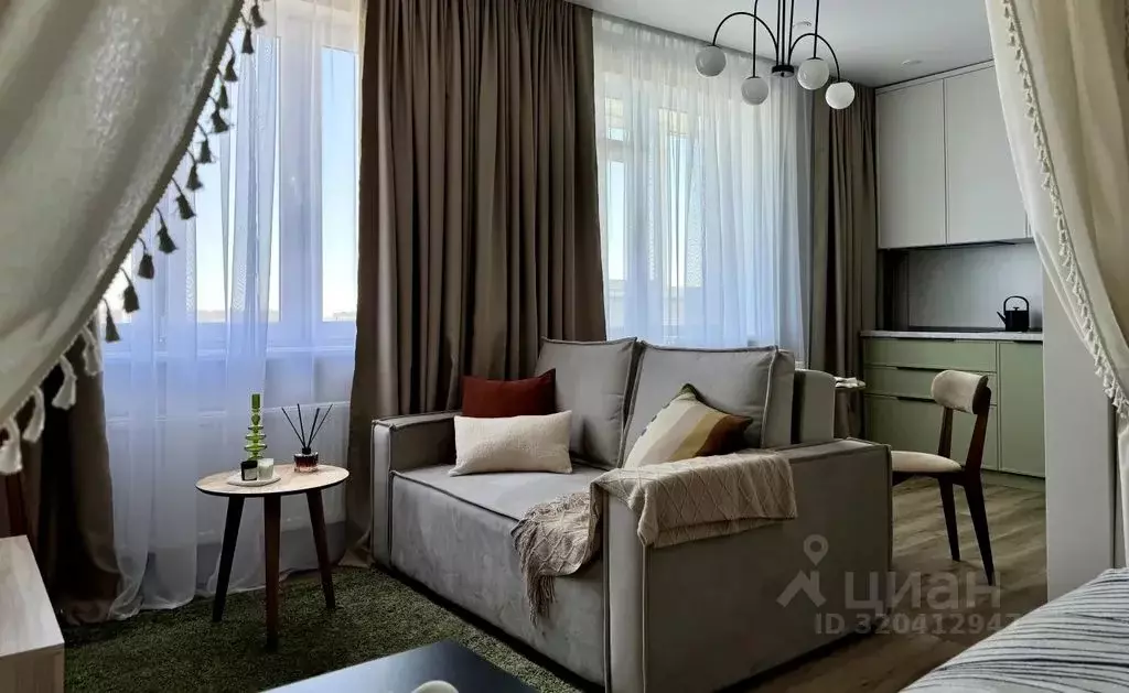 Студия Самарская область, Самара ул. Авроры, 148А (32.0 м) - Фото 1