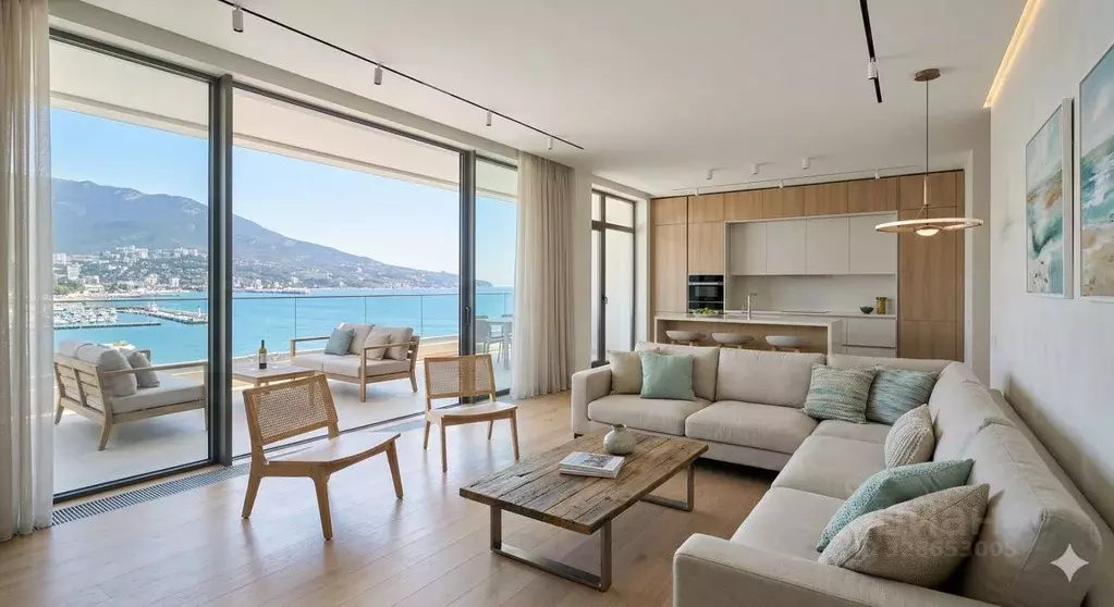 3-к кв. Крым, Алушта ул. Набережная, 20 (250.0 м) - Фото 1